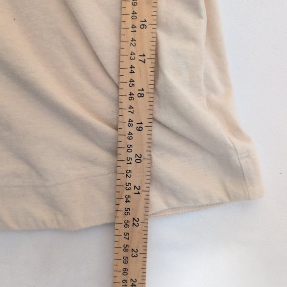 Anthropologie White Puff-Sleeve‎ Henley Top Size L NWT - Picture 9 of 11